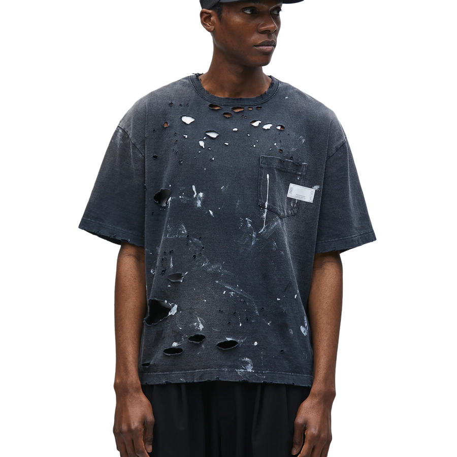 Neighborhood Savage Crewneck-P S/S Black
