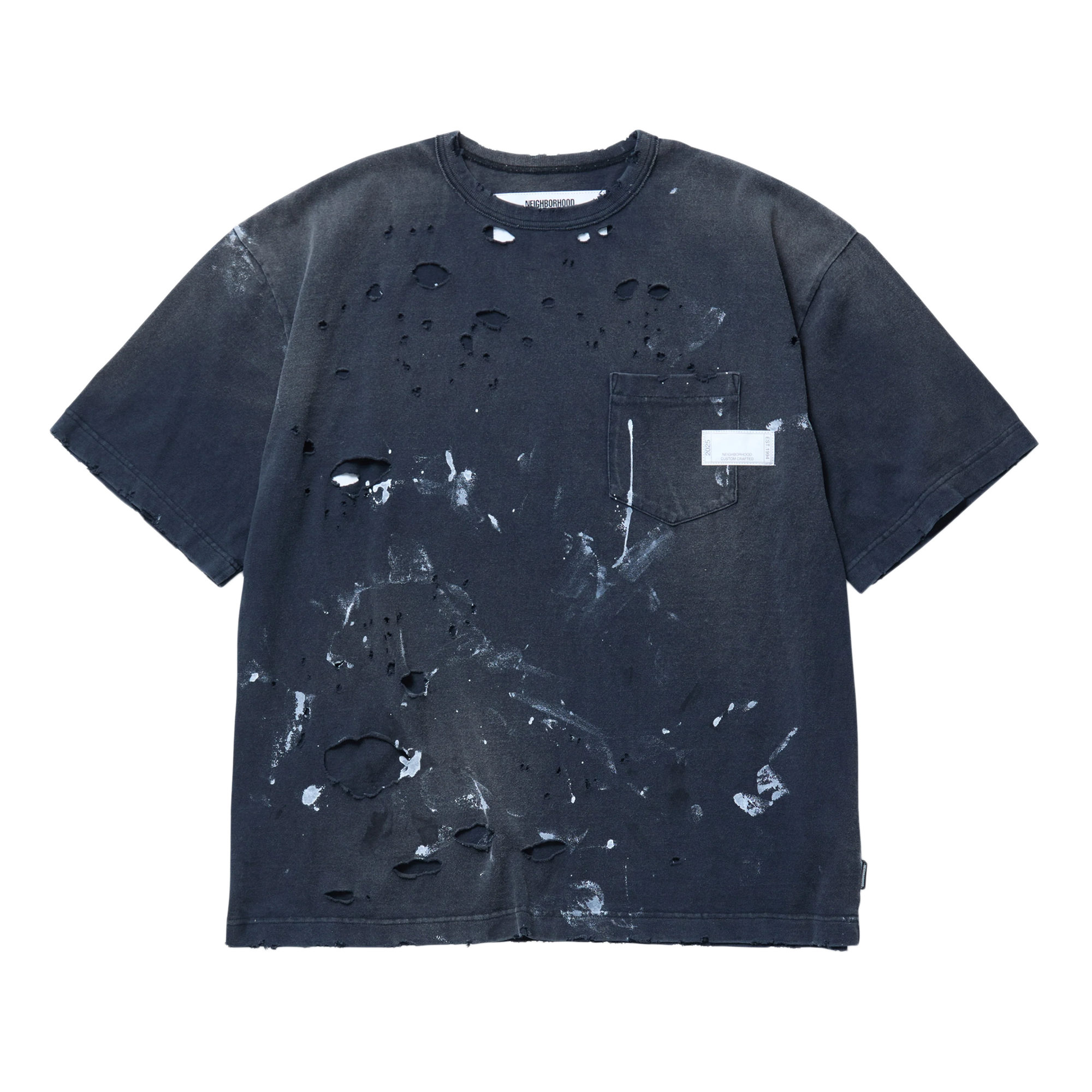 Neighborhood Savage Crewneck-P S/S Black