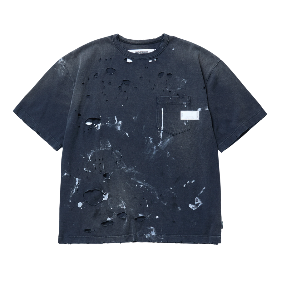 Neighborhood Savage Crewneck-P S/S Black
