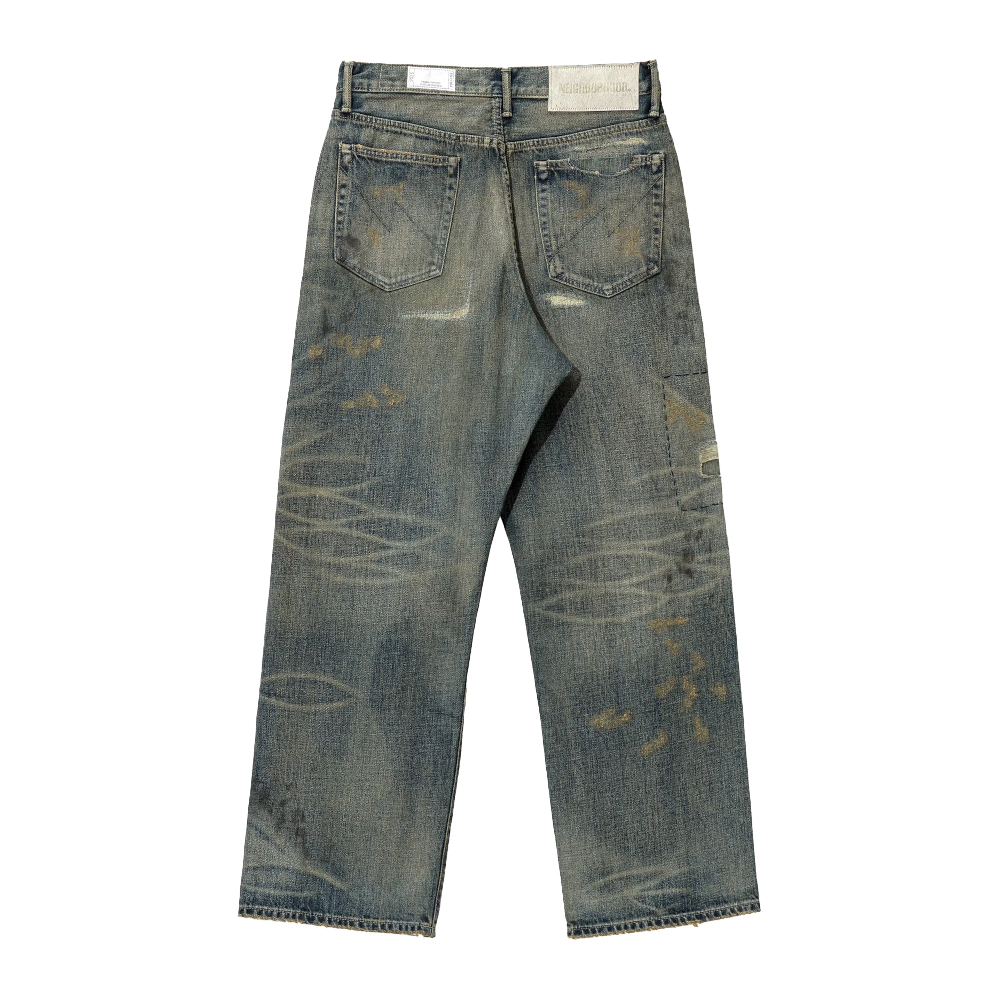 Neighborhood Savage Denim Dp Wide Pants Indigo