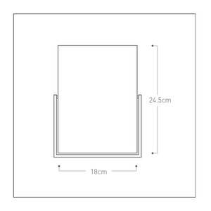 Say Touche Frame Mirror Silver