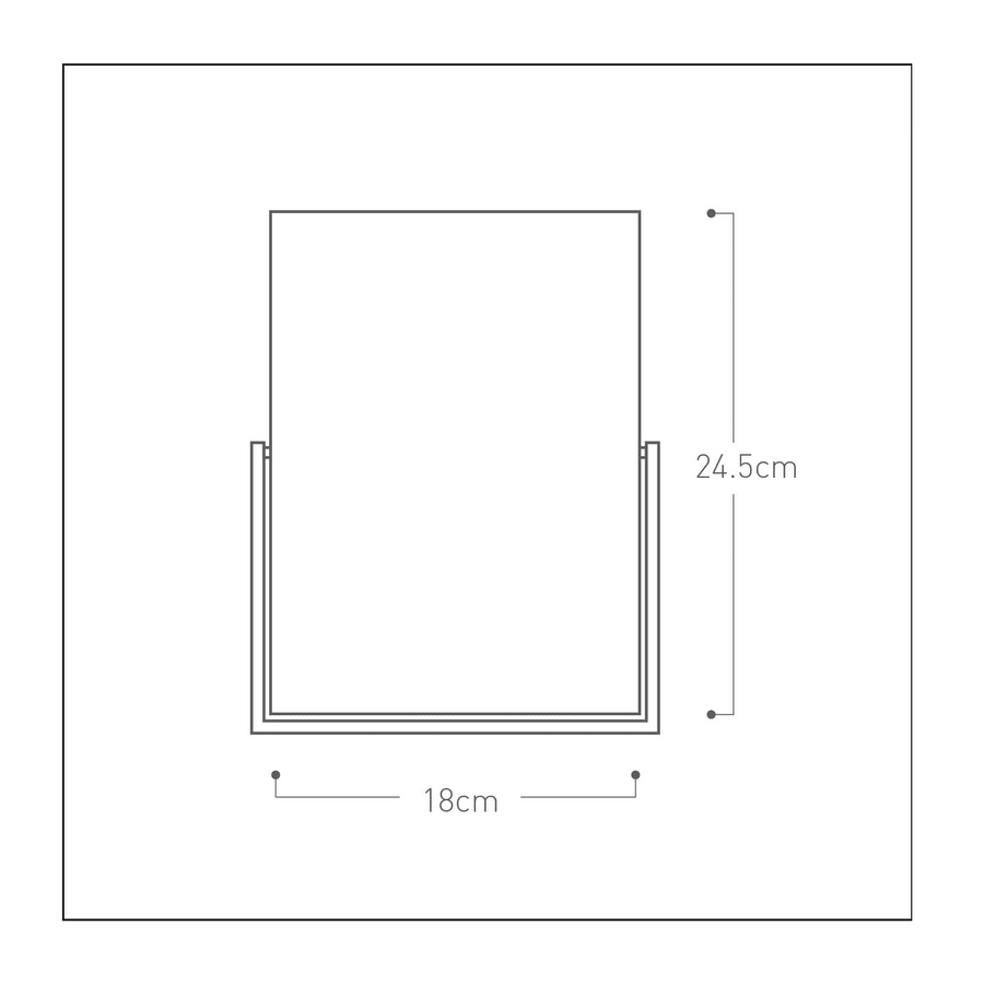 Say Touche Frame Mirror Silver