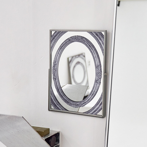 Say Touche Frame Mirror Silver