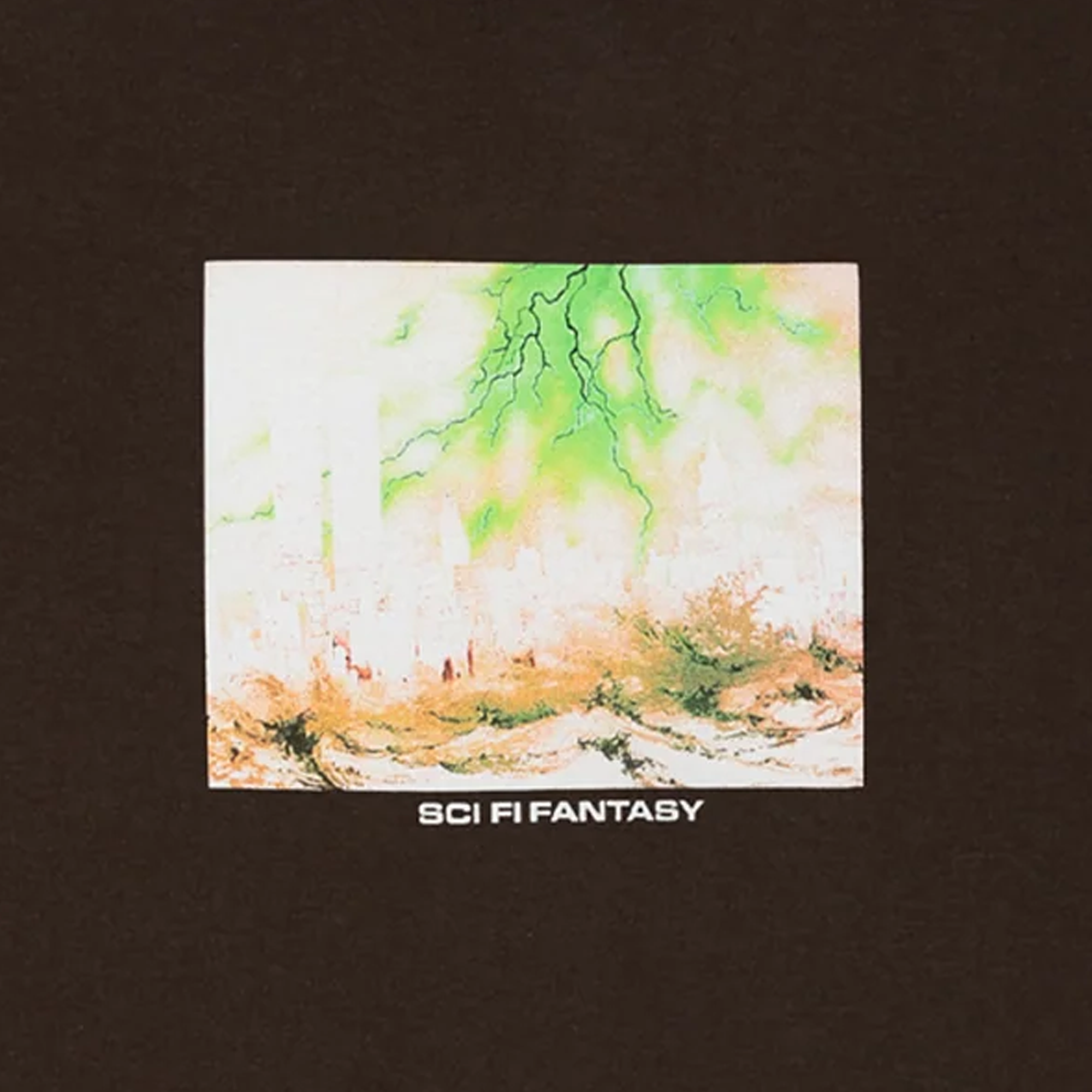 Sci-Fi Fantasy Apocalypse T-Shirt Dark Chocolate