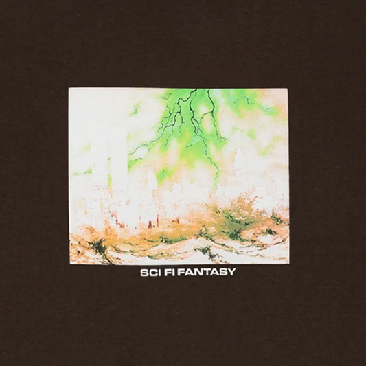 Sci-Fi Fantasy Apocalypse T-Shirt Dark Chocolate