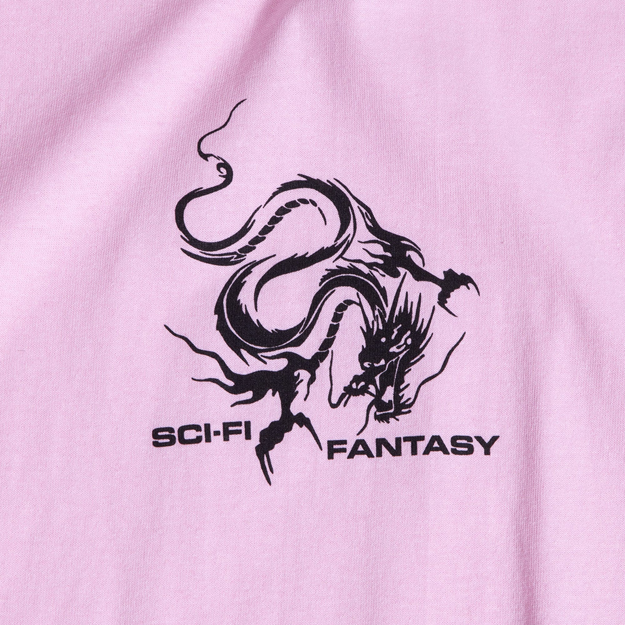 Sci-Fi Fantasy Dragon T-Shirt Light Pink