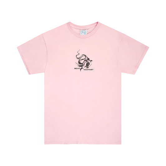 Sci-Fi Fantasy Dragon T-Shirt Light Pink