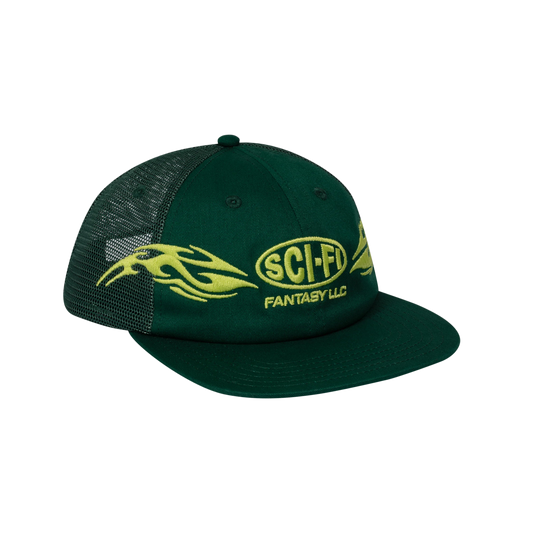 Sci-Fi Fantasy Origin Mesh Hat Green