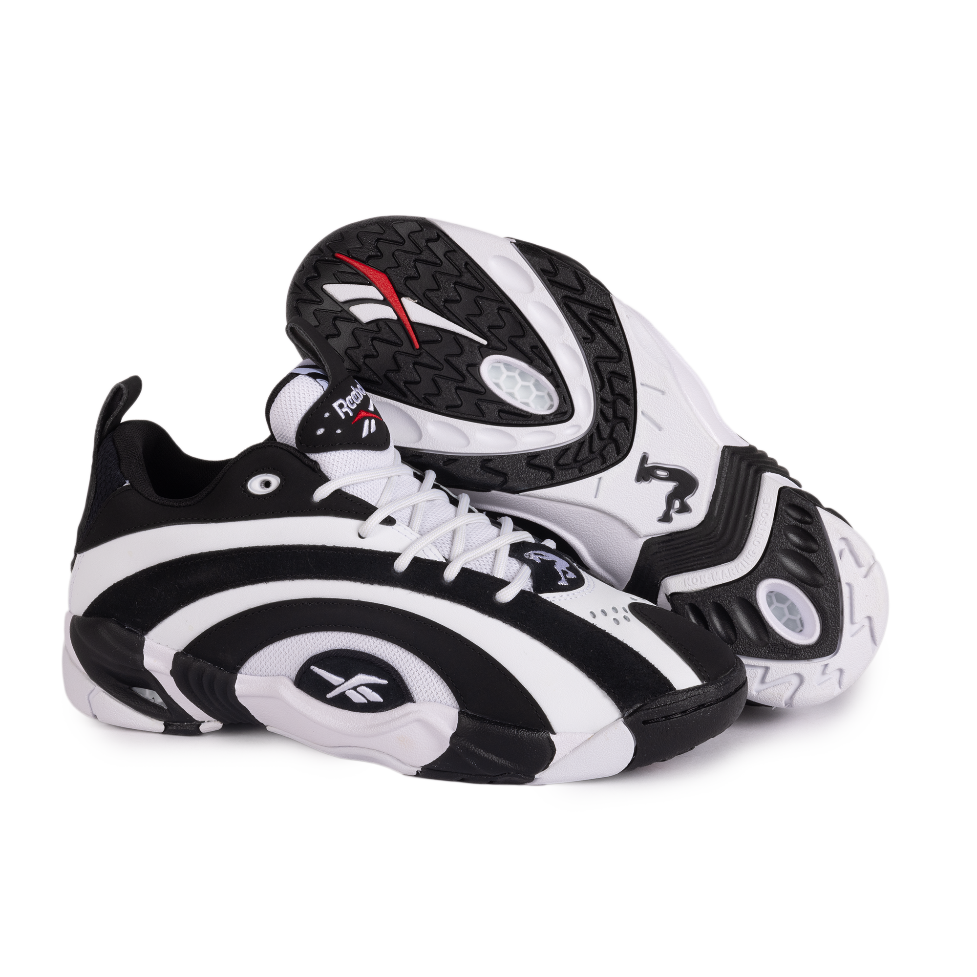 Reebok Shaqnosis Low White/Black/Vector Red