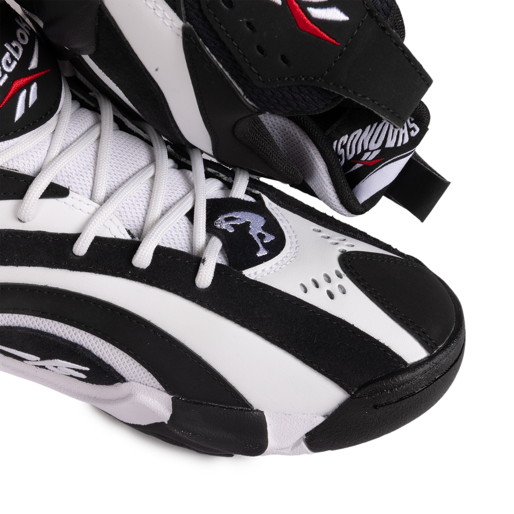 Reebok Shaqnosis Low White/Black/Vector Red