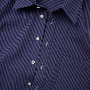 Pseushi Short Sleeve Shirt Navy