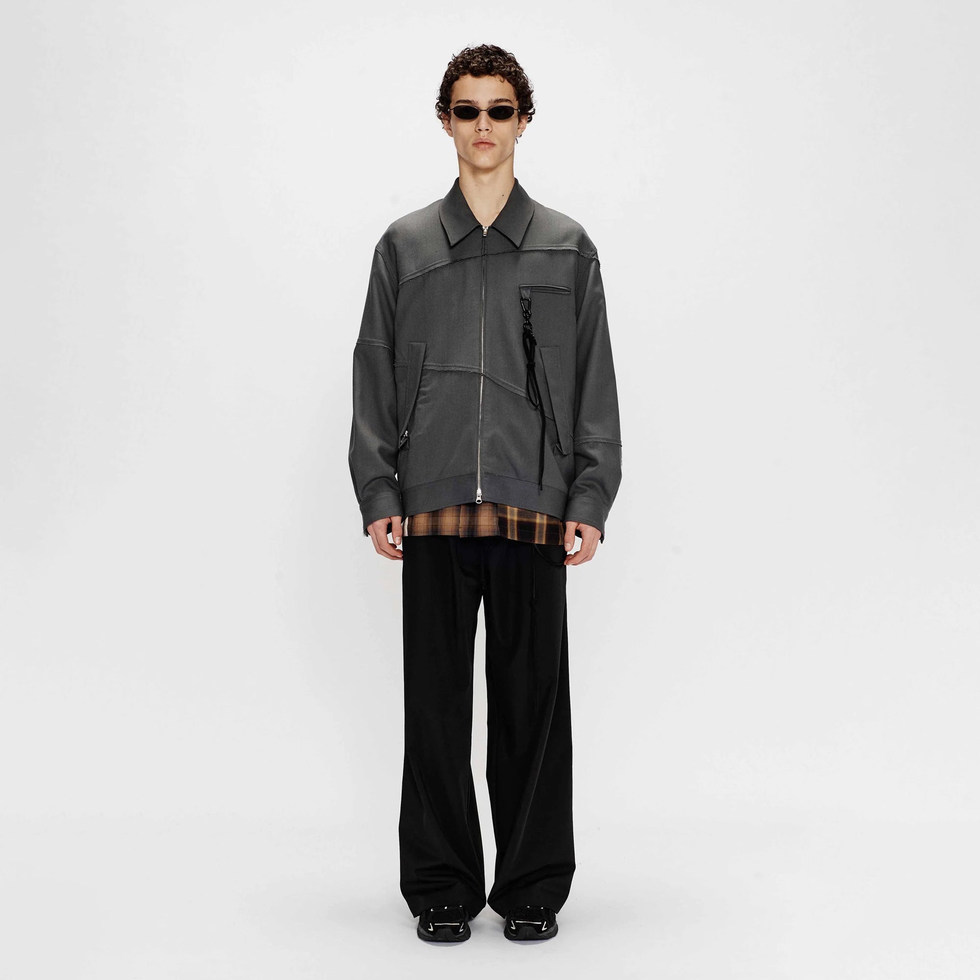 Song For The Mute "Slash" Coach Jacket Grey