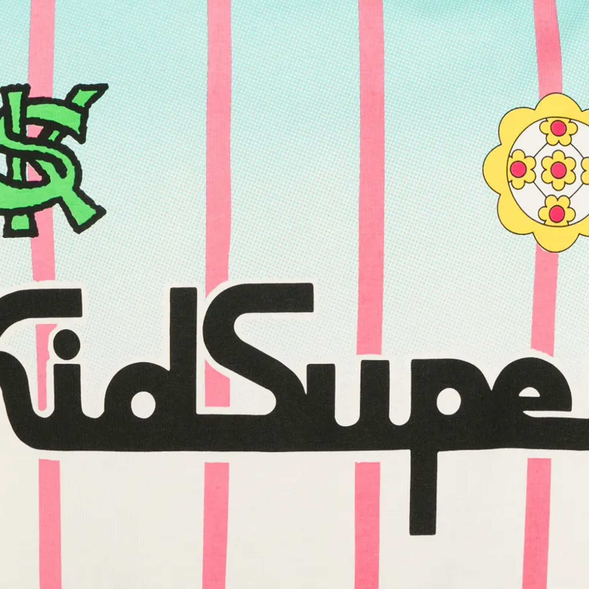 Kidsuper Soccer Jersey tee Cream  SS25-TEE-07