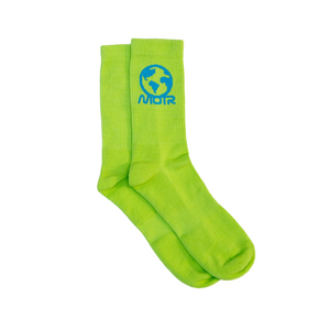 Members Of The Rage Socks Lime Punch/Turquoise