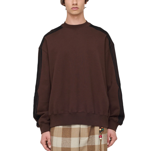Song For The Mute "Applique" Gym Pullover Brown