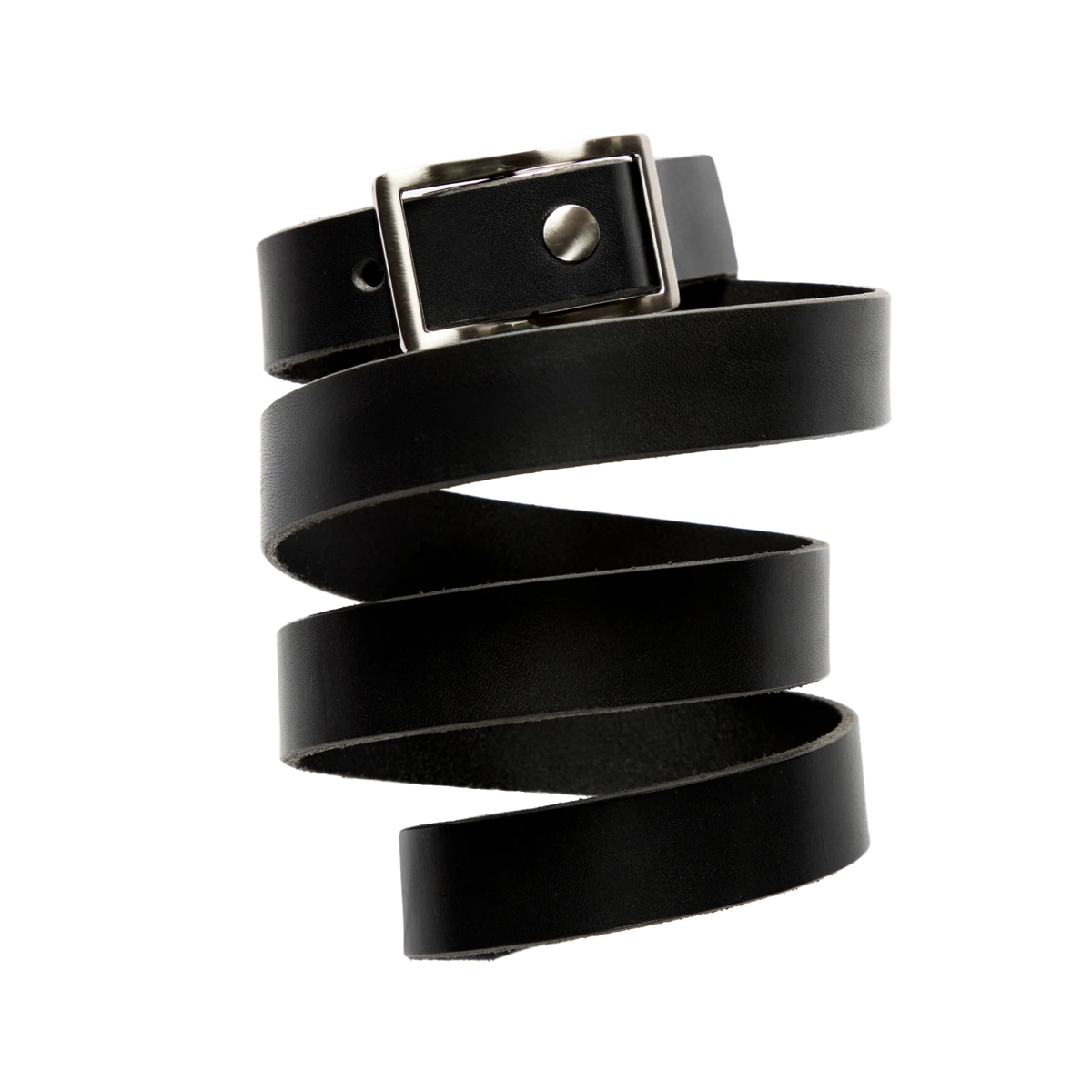 Song For The Mute Leather Belt Black