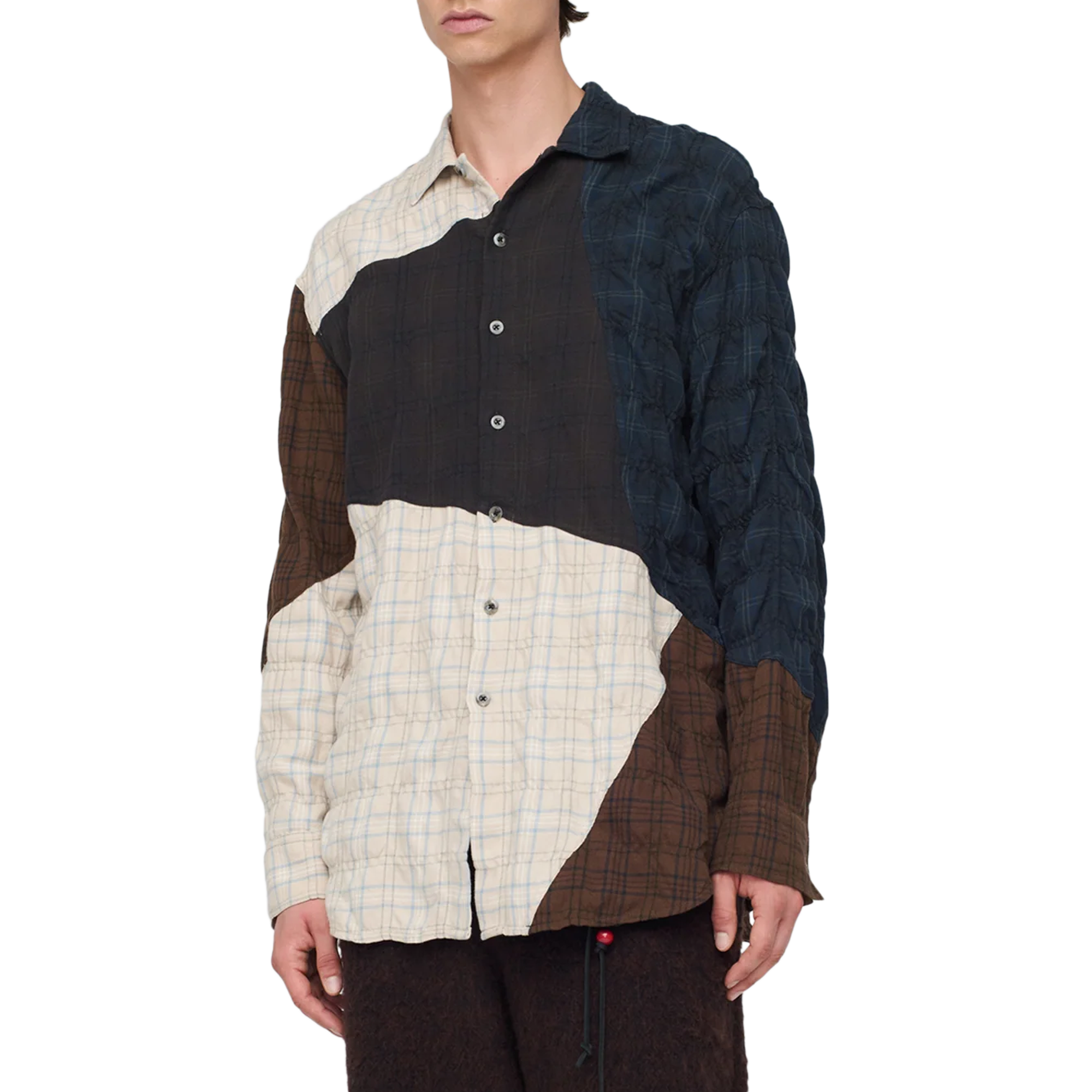 Song For The Mute Long Sleeve Oversized Shirt Multi