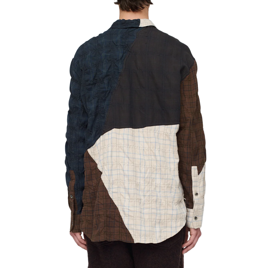 Song For The Mute Long Sleeve Oversized Shirt Multi