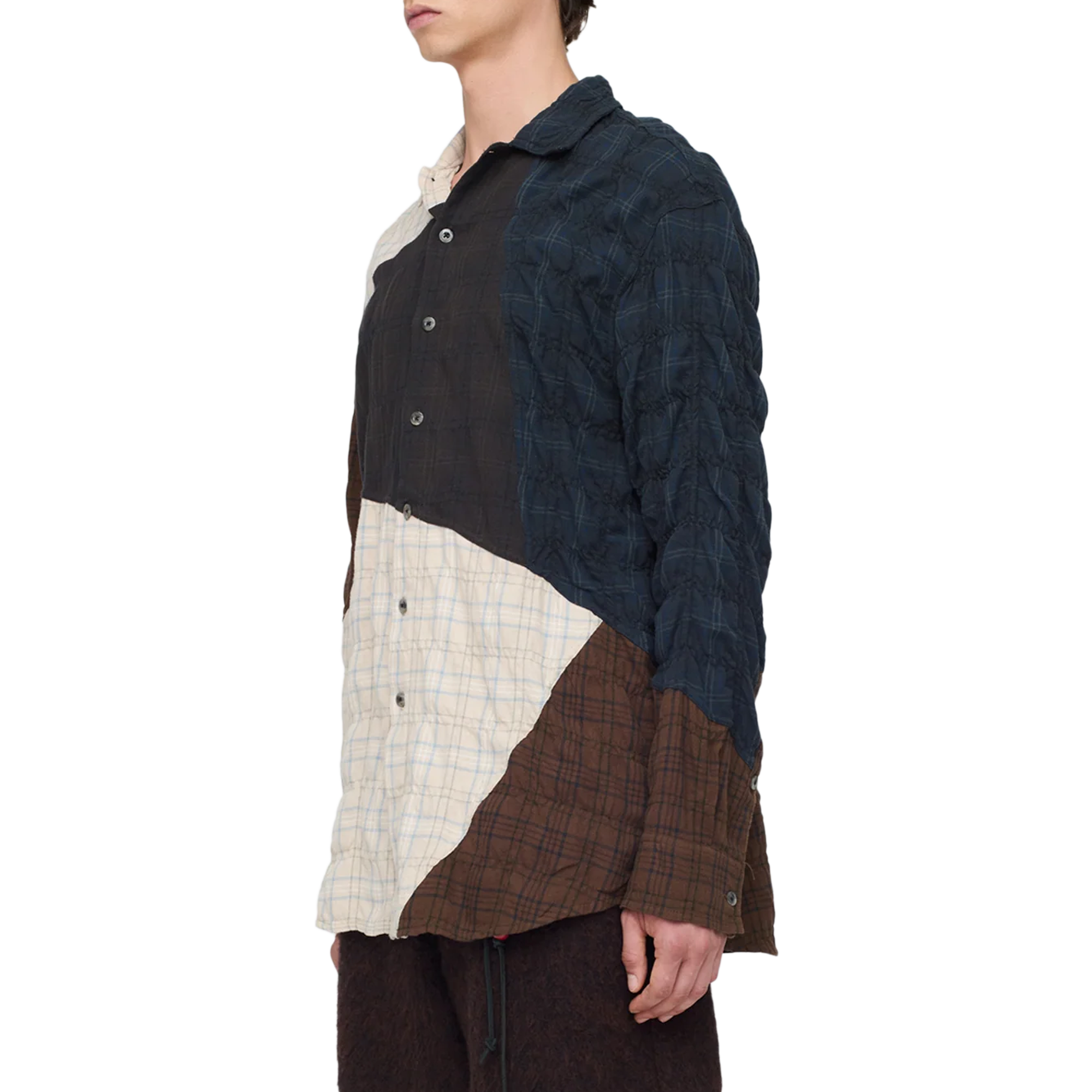 Song For The Mute Long Sleeve Oversized Shirt Multi