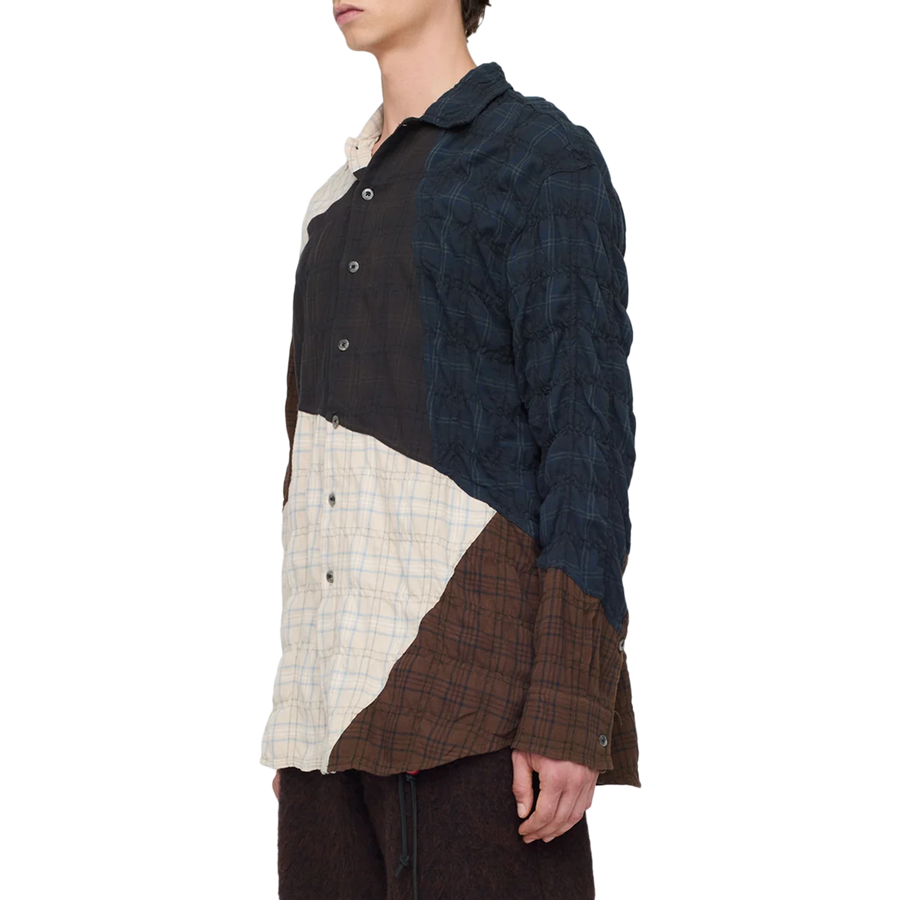 Song For The Mute Long Sleeve Oversized Shirt Multi