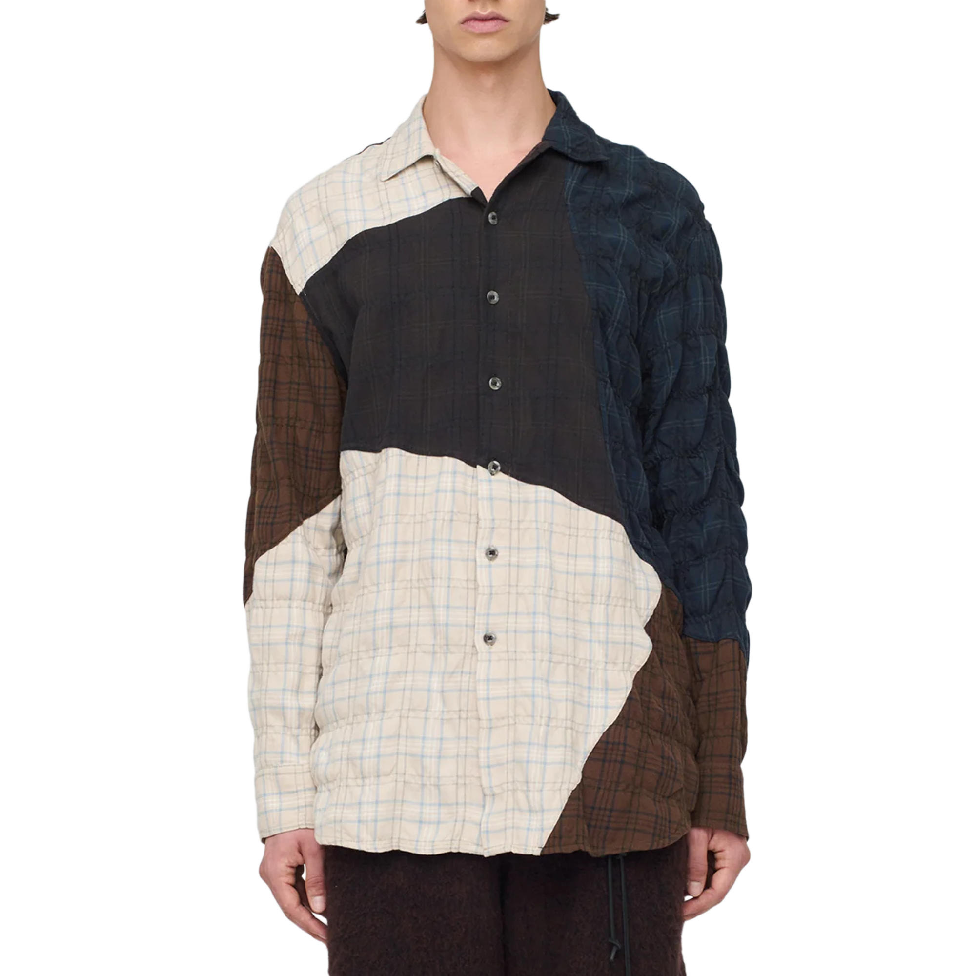 Song For The Mute Long Sleeve Oversized Shirt Multi