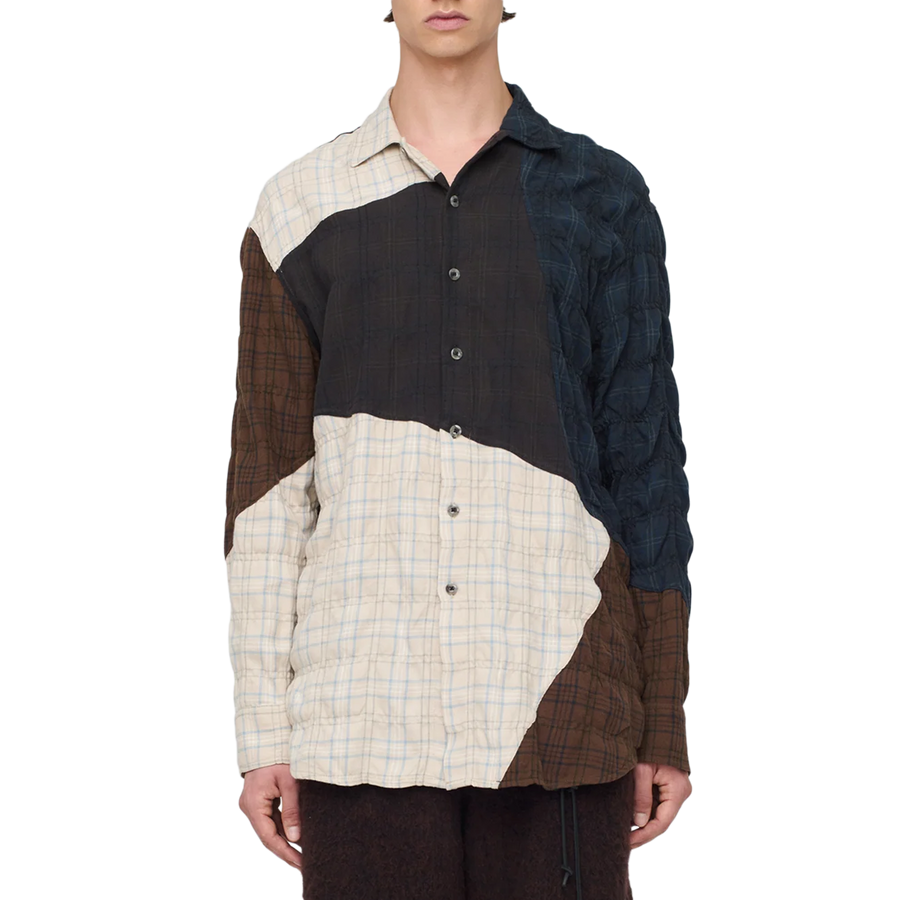 Song For The Mute Long Sleeve Oversized Shirt Multi