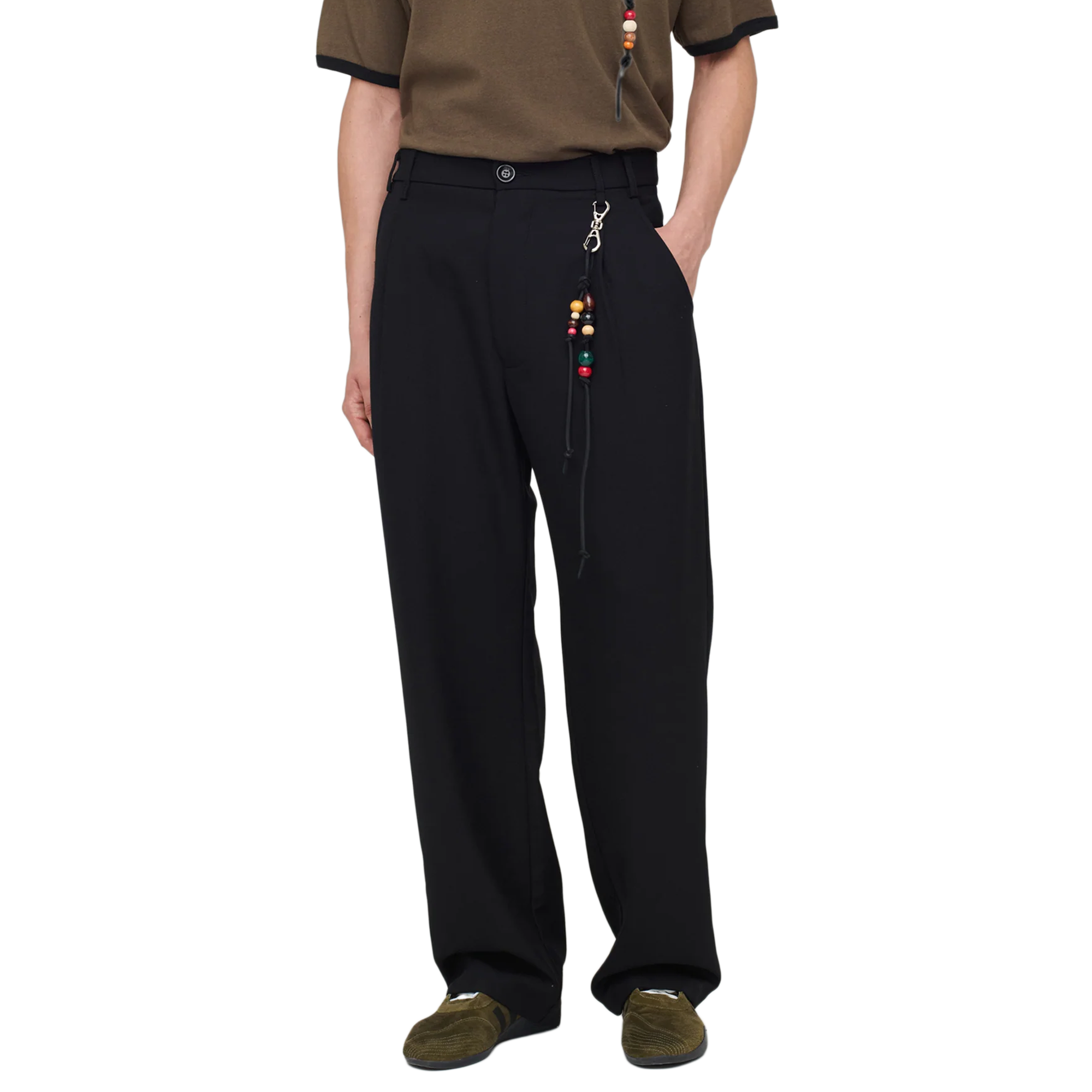 Song For The Mute Loose Pleated Pant Black