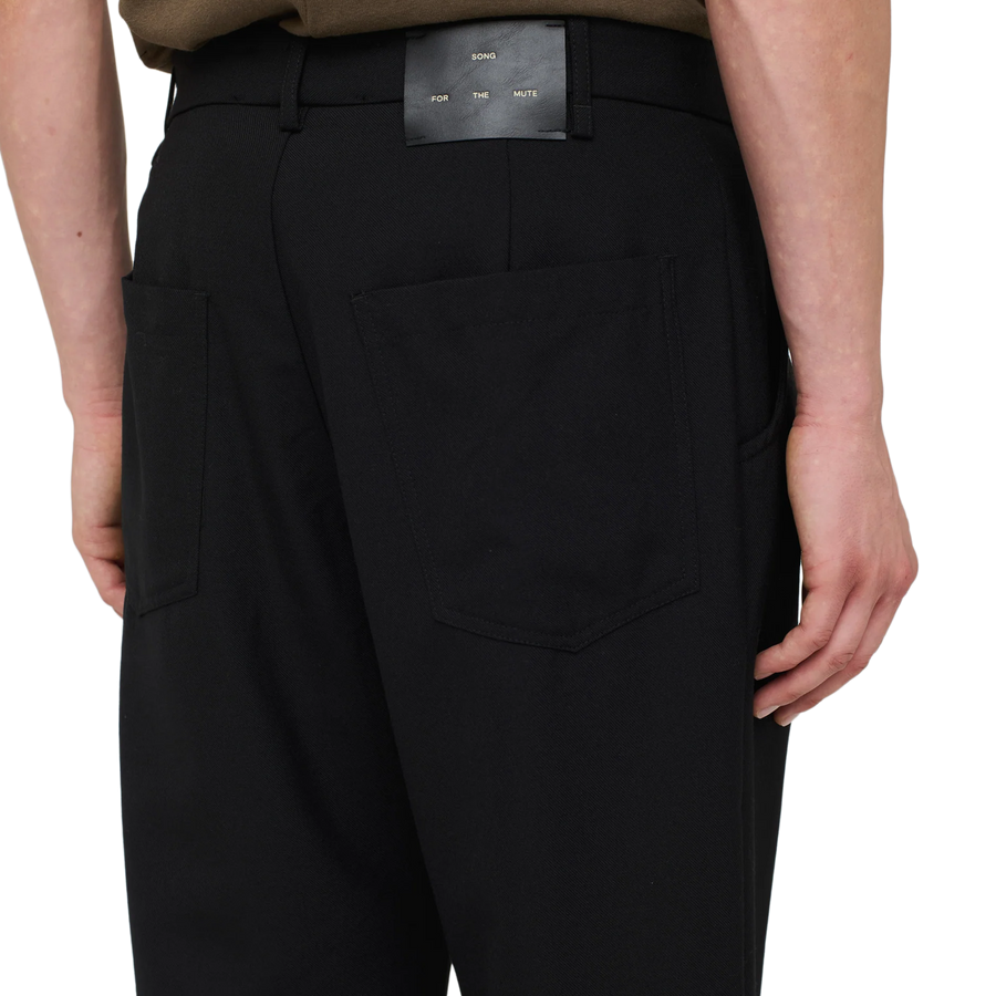 Song For The Mute Loose Pleated Pant Black