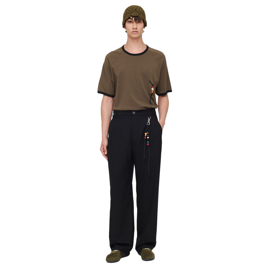 Song For The Mute Loose Pleated Pant Black