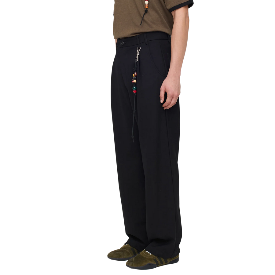 Song For The Mute Loose Pleated Pant Black