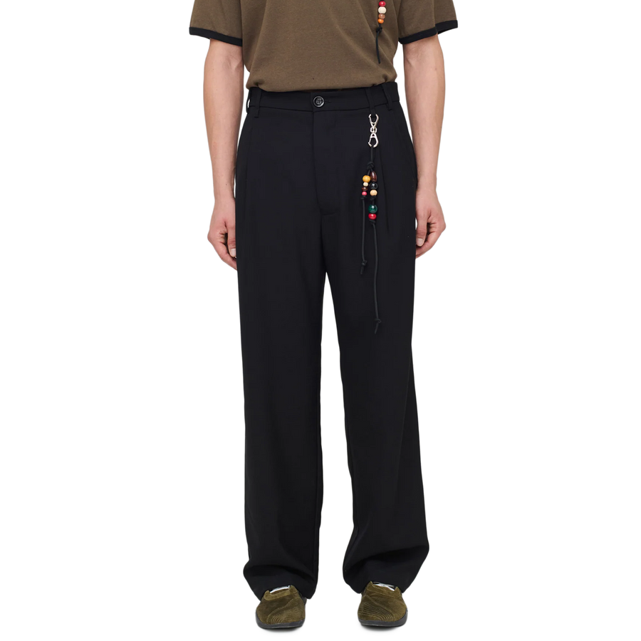 Song For The Mute Loose Pleated Pant Black