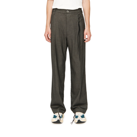 Song For The Mute Loose Pleated Pant Charcoal