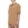 Song For The Mute Short Sleeve Oversized Shirt Camel
