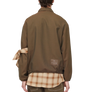 Song For The Mute Slim Coach Jacket Brown