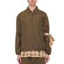 Song For The Mute Slim Coach Jacket Brown