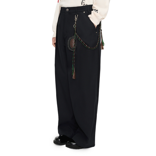 Song For The Mute Super Baggy Pant Black