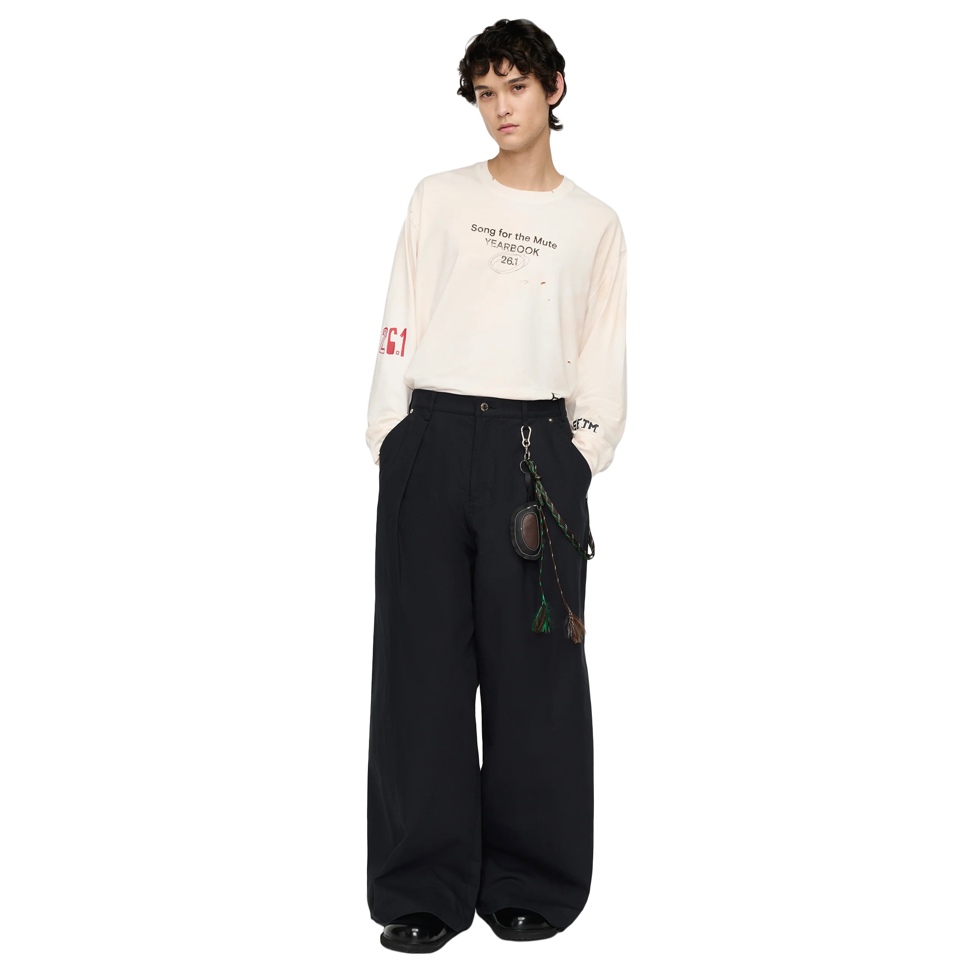 Song For The Mute Super Baggy Pant Black