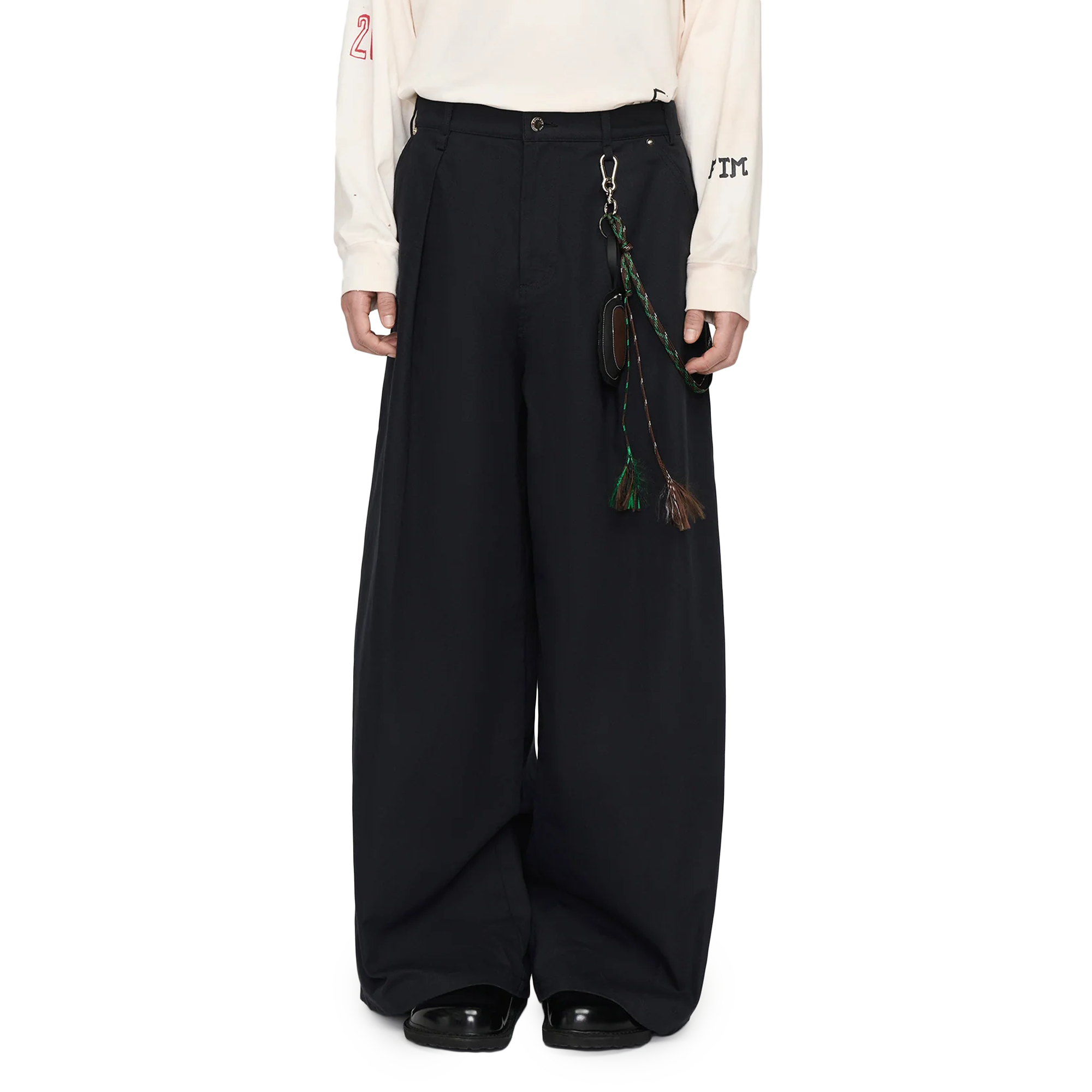 Song For The Mute Super Baggy Pant Black