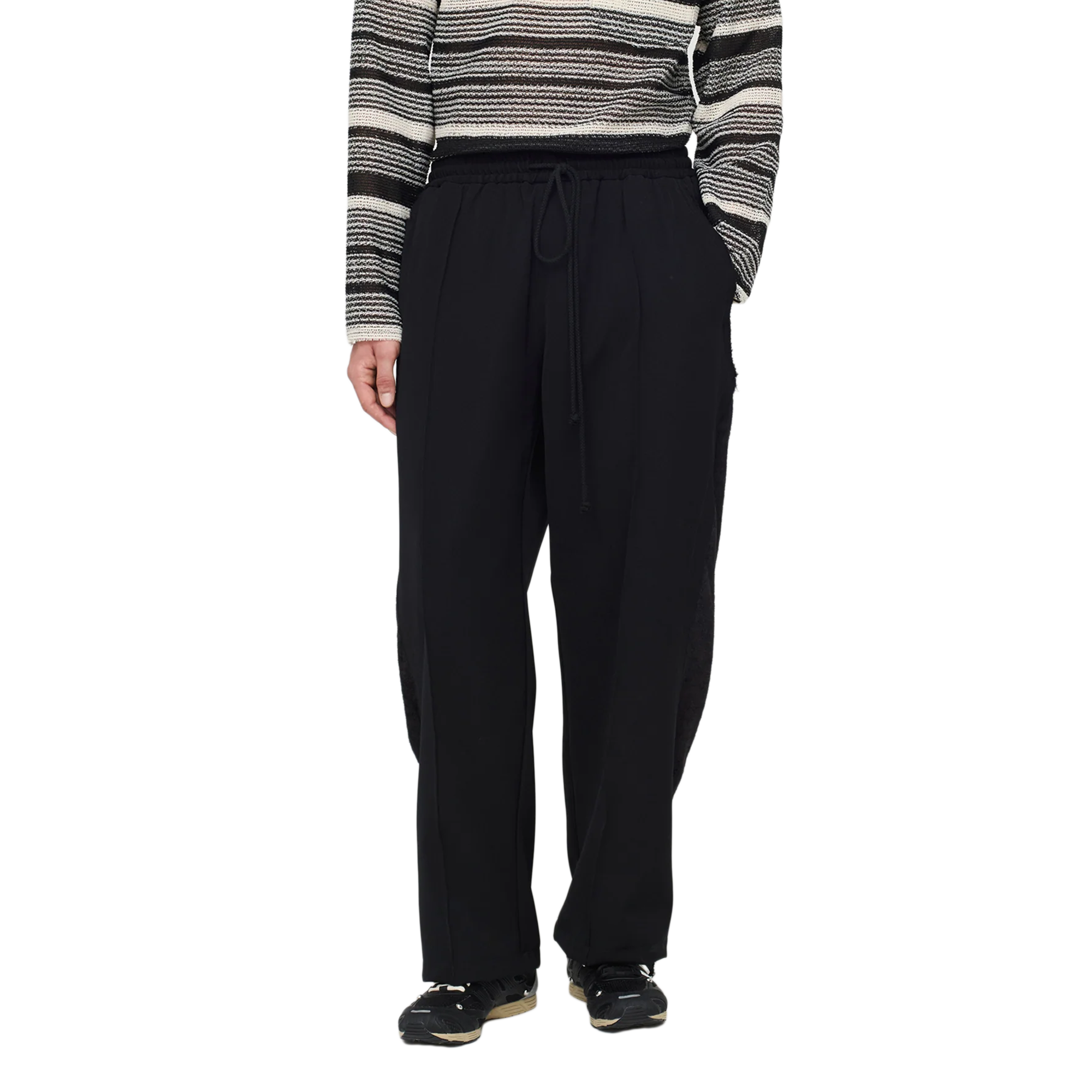 Song For The Mute Teardrop Track Pant Black