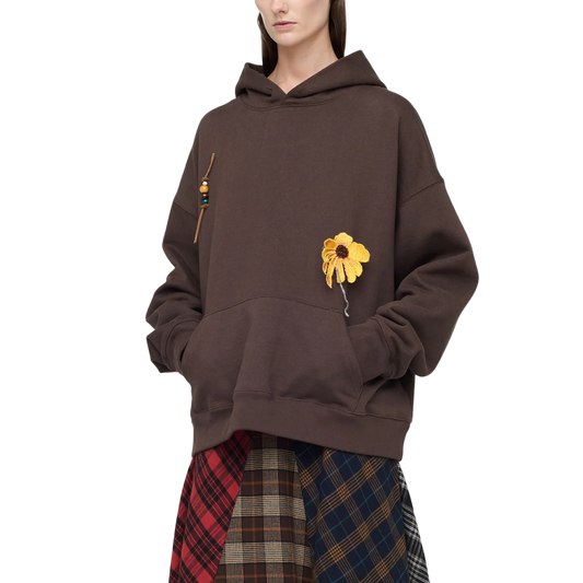 Song For The Mute Women's 25.2 Sunflower" Relaxed Hoodie Dirt