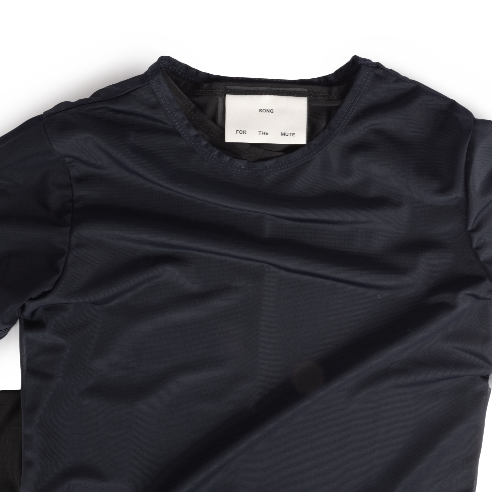 Song For The Mute Women's Fitted Long Sleeve Black