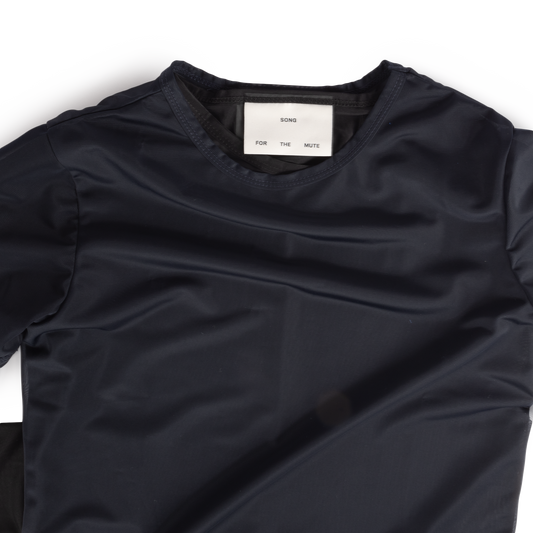 Song For The Mute Women's Fitted Long Sleeve Black