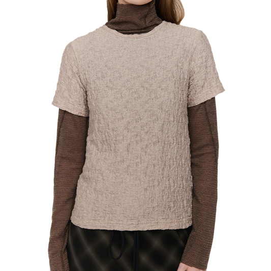Song For The Mute Women's Slim T-Shirt Taupe