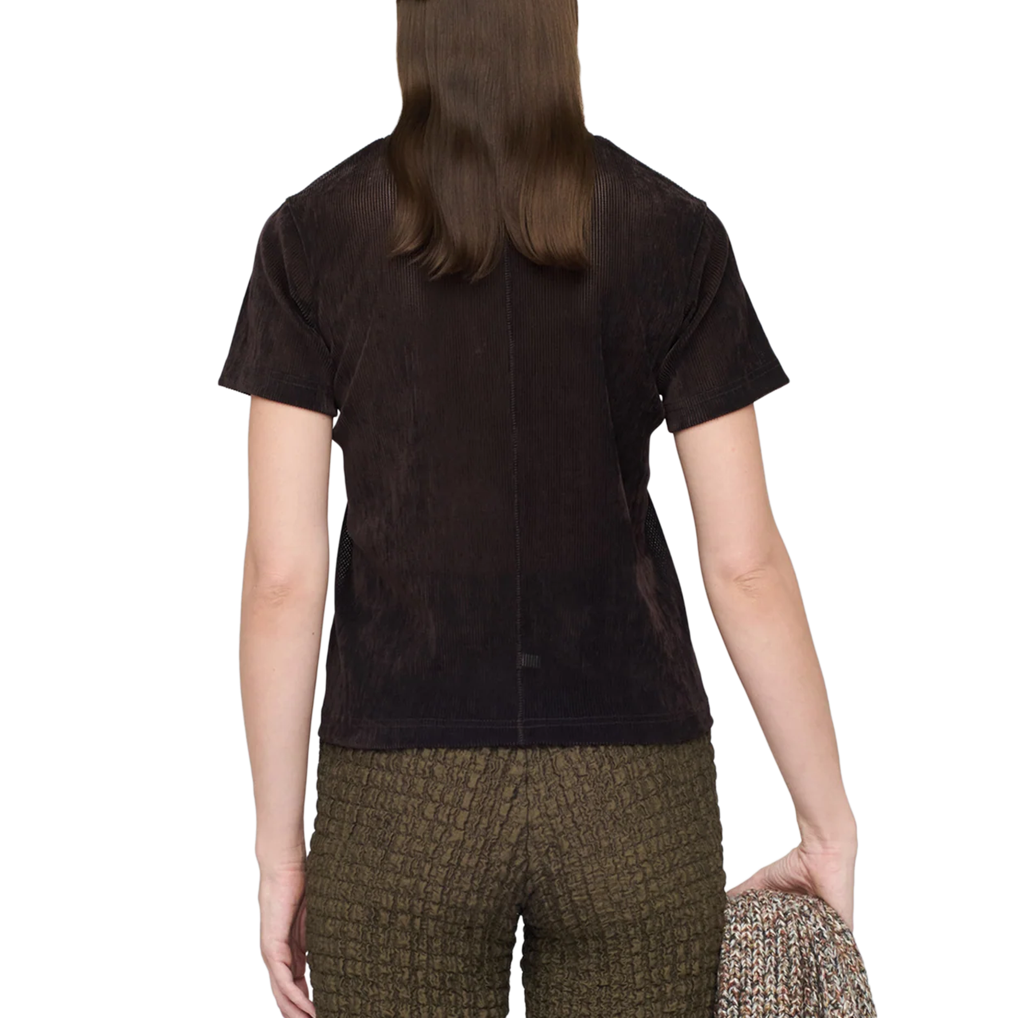 Song For The Mute Women's Slim Tee Brown