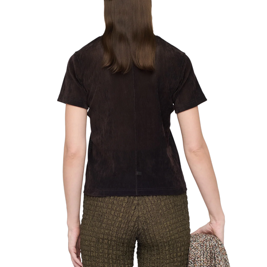 Song For The Mute Women's Slim Tee Brown