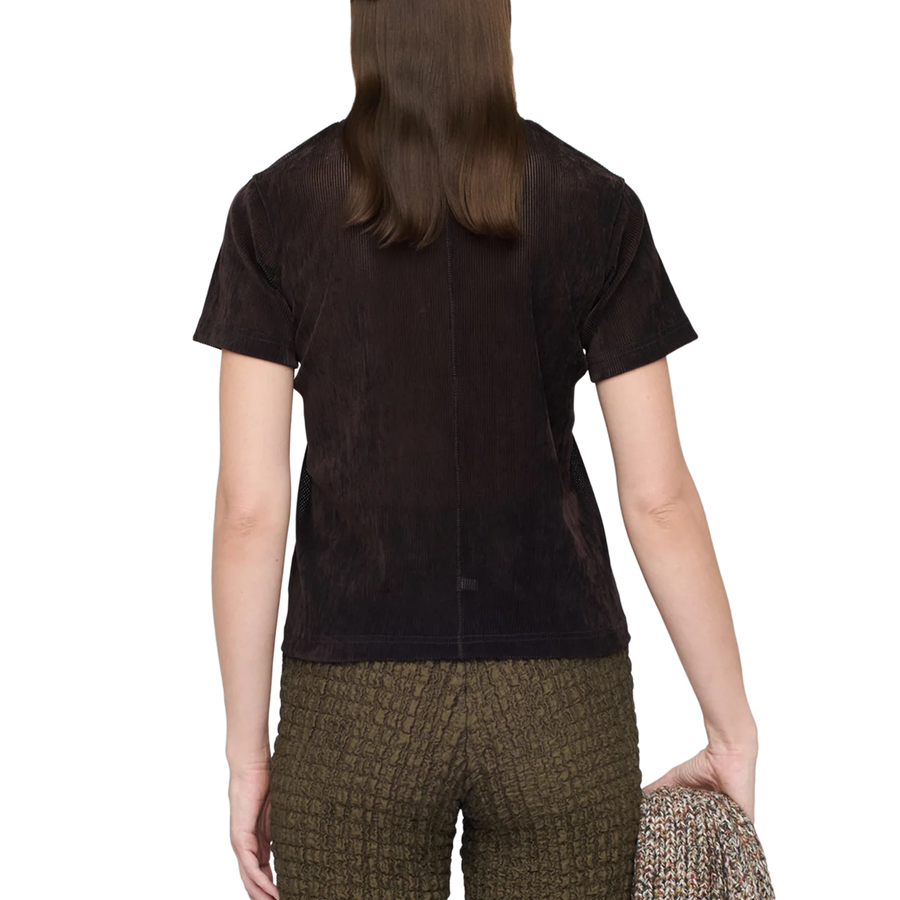 Song For The Mute Women's Slim Tee Brown
