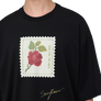 Song For The Mute "Rose Stamp" Gym Tee Black