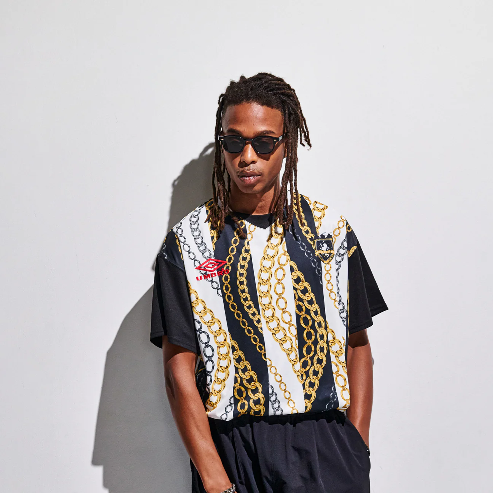 Magic Stick Special Soccer Jersey By Umbro Chain Stripes