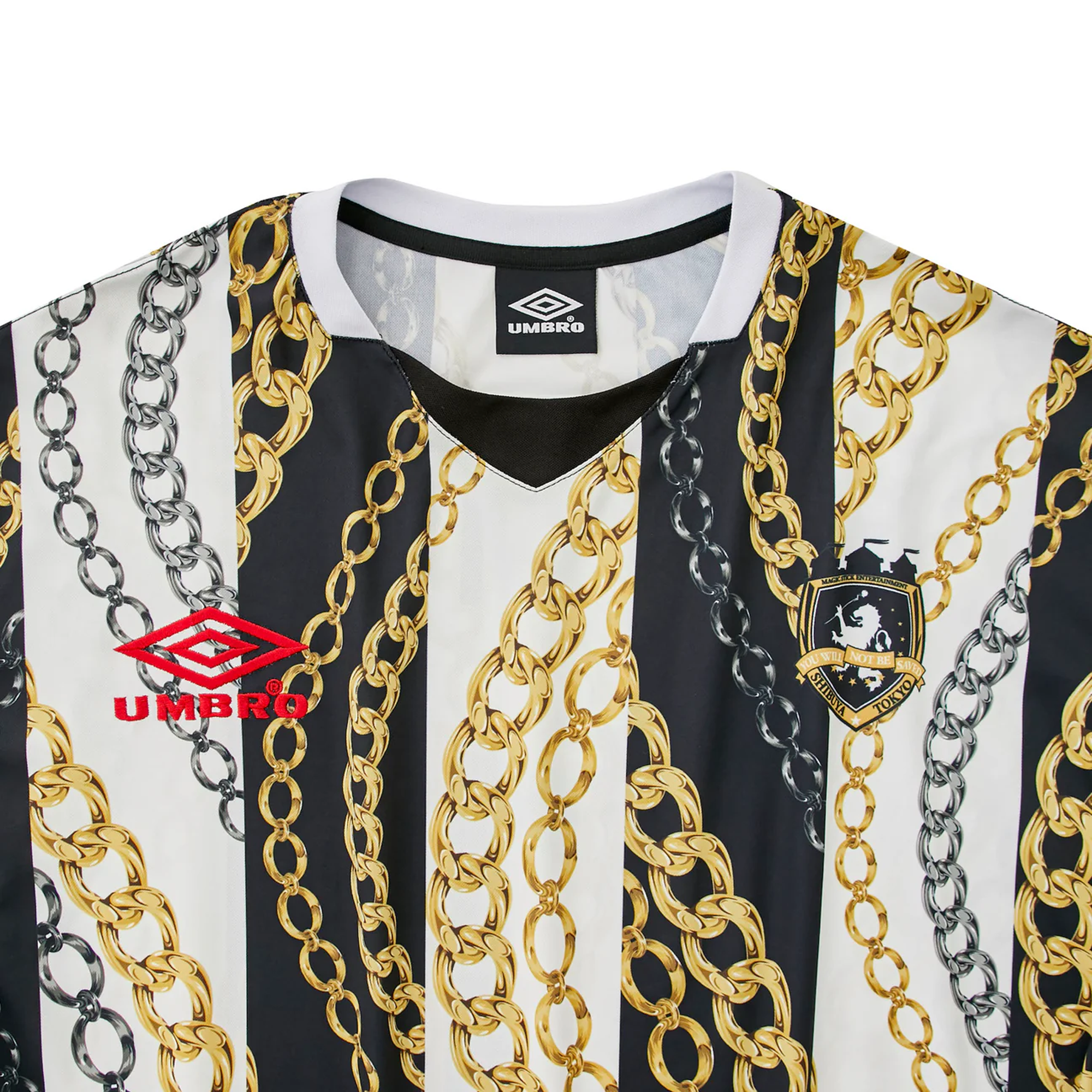 Magic Stick Special Soccer Jersey By Umbro Chain Stripes