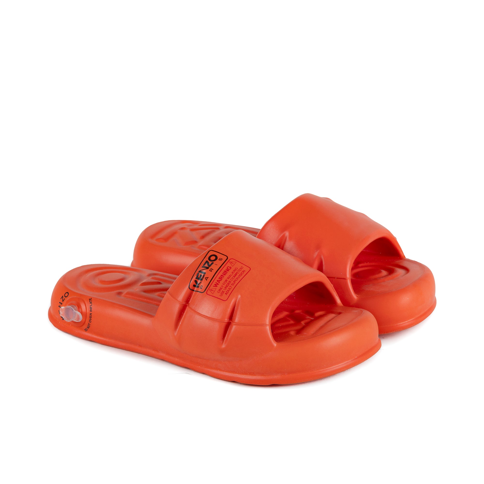 Kenzo Splash Slides Deep Orange FF55MU210E50.16 – Laced